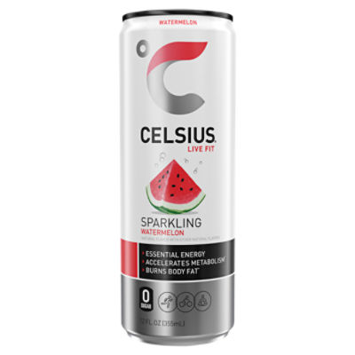 Celsius Energy Drink Sparkling Watermelon 12 Fl Oz - Fairway