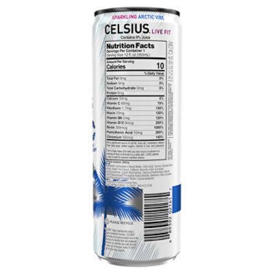 CELSIUS ZERO SUGAR FITNESS ENERGY DRINK - Single cans