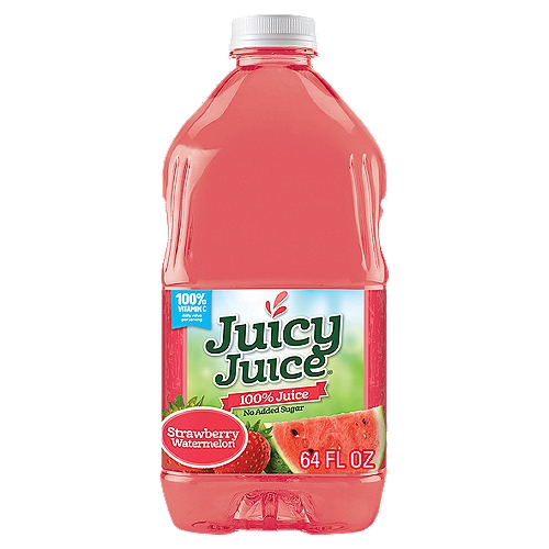 Juicy Juice Strawberry Watermelon Juice, 100% Juice, 64 FL ounce Bottle