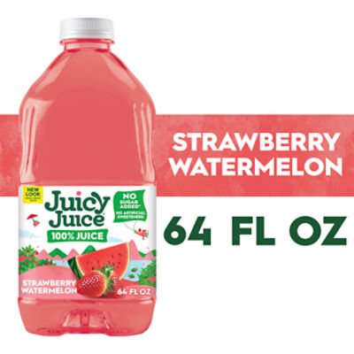 Juicy Juice 100% Juice, Strawberry Watermelon, 64 fl oz - The 