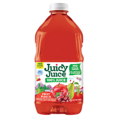 Juicy Juice 100% Juice, Apple, 64 FL OZ Bottle 