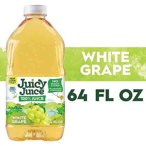 Juicy Juice 100% Juice, White Grape, 64 fl oz