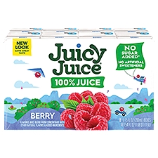 Juicy Juice Berry 100% Juice, 6.75 fl oz, 8 count, 54 Fluid ounce