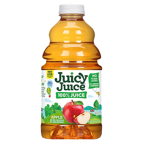 Juicy Juice Apple 100% Juice, 48 fl oz
Juice from Concentrate with Ingredients

All juices may look the same but it's what's inside that matters.