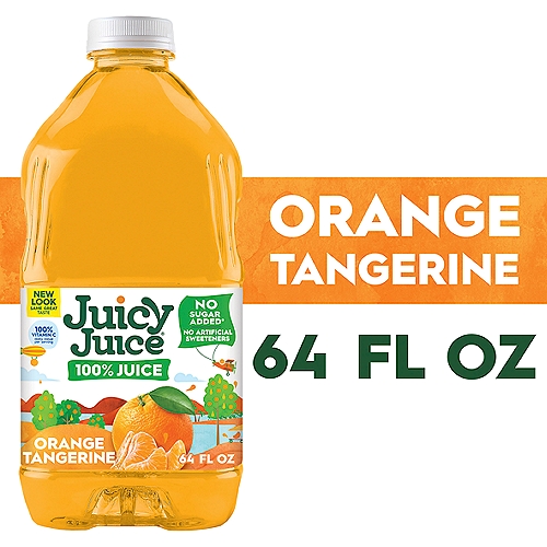 Juicy Juice 100% Juice, Orange Tangerine, 64 fl oz