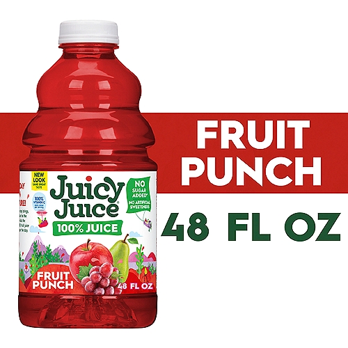 Juicy Juice 100% Juice, Fruit Punch, 48 fl oz