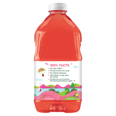 Juicy Juice Kiwi Strawberry Juice, 100% Juice, 64 FL ounce Bottle 