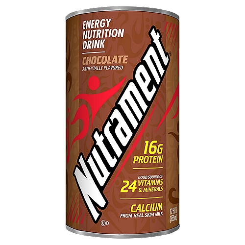 Nutrament Chocolate Energy Nutrition Drink, 12 fl oz
Nutrament is the Energy Nutrition Drink that keeps you going through your active day. Perfect as a delicious snack, mini meal or post workout beverage.