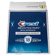 Crest 3D White Professional Effects Whitestrips, 20 Each