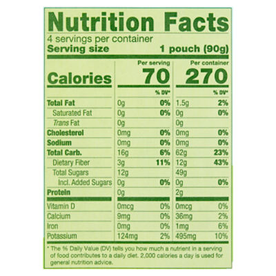 Materne GoGo Squeez Apple Strawberry Fruit on the Go, 3.2 oz, 4 count
