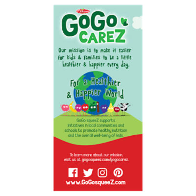 Materne GoGo Squeez Apple Strawberry Fruit on the Go, 3.2 oz, 12 count