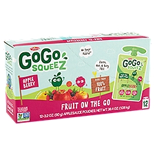 GoGo Squeez Applesauce, Apple Berry, 12 Pack, 3.2 Ounce