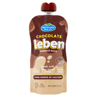 Norman's Chocolate Leben Squeeze Pack, 5 oz