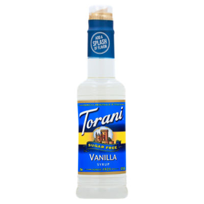 Torani Sugar Free Vanilla Syrup, 12.7 fl oz, 12.7 Fluid ounce