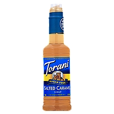 Torani Sugar Free Salted Caramel, Syrup, 12.7 Fluid ounce