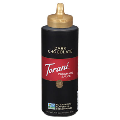 Torani Dark Chocolate Puremade Sauce, 16.5 oz, 16.5 Ounce