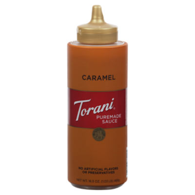 Torani Caramel Puremade Sauce, 16.5 oz, 16.5 Fluid ounce