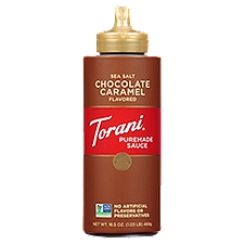 Torani Salted Chocolate Caramel Puremade Sauce, 16.5 oz