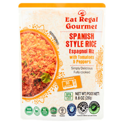 Eat Regal Gourmet Spanish Style Rice with Tomatoes & Peppers, 8.8 oz