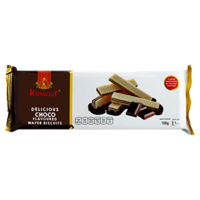 Kravour Delicious Choco Flavoured Wafer Biscuits