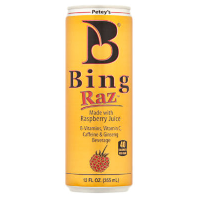 Petey's Bing Raz Raspberry Beverage, 12 fl oz
