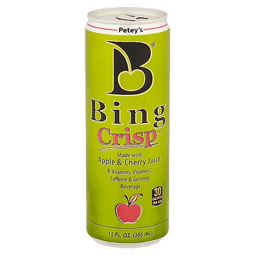 Petey's Bing Crisp Apple & Cherry Beverage, 12 fl oz