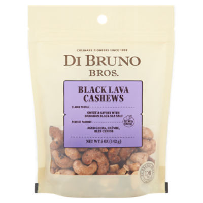 Di Bruno Bros. Black Lava Cashews, 5 oz