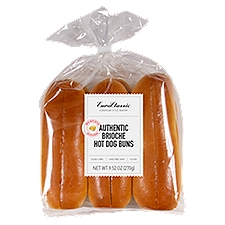Euro Classic Authentic French Brioche, Hot Dog Buns, 10.58 Ounce