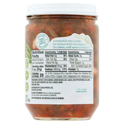 Atlantic Sea Farms Sea-Chi Raw Mild Kimchi, 15 oz