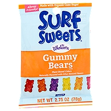 Wholesome Surf Sweets Gummy Bears Candy, 2.75 oz