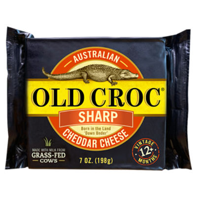 Old Croc Australian Sharp Cheddar Cheese, 7 oz