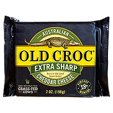Old Croc All Natural Extra Sharp Cheddar, Cheese, 7 Ounce