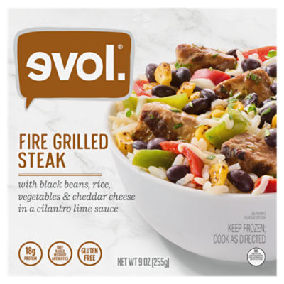 Evol Fire Grilled Steak, 9 oz