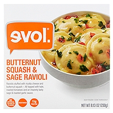 Evol Butternut Squash & Sage Ravioli, 8.13 oz, 8.13 Ounce