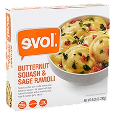 Evol Butternut Squash & Sage Ravioli, 8.13 Ounce
