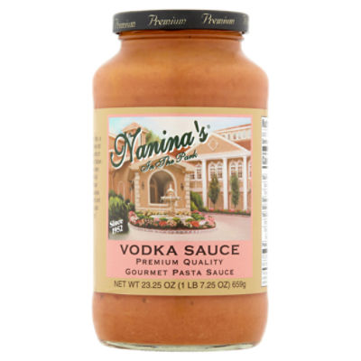 Nanina's In The Park Vodka Sauce Premium Quality Gourmet Pasta Sauce, 23.25 oz