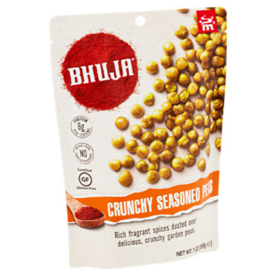 Bhuja Crunchy Seasoned Peas, 7 oz