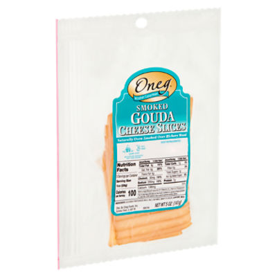 Oneg Smoked Gouda Cheese Slices, 5 oz