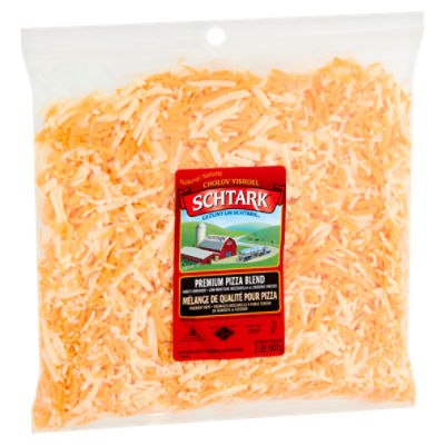 Schtark Natural Fancy Shredded Premium Pizza Blend, 2 lbs