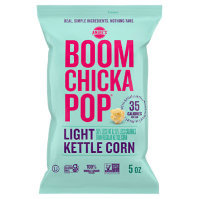 Angie's Boom Chicka Pop Light Sweet & Salty Kettle Corn, 5 oz, 5 Ounce