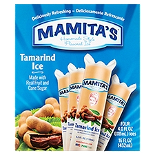 Mamita's Tamarind Ice, Homemade Style Flavored Ice, 16 Fluid ounce