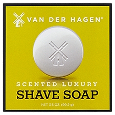 Van Der Hagen Scented Luxury Shave Soap, 3.5 oz, 1 Each
