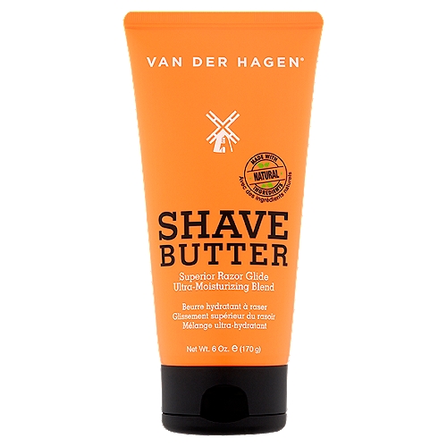 Van Der Hagen Shave Butter, 6.0 oz