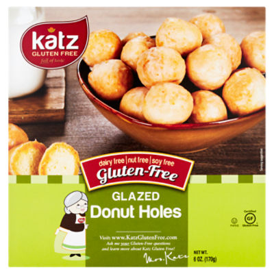 Katz Gluten Free Glazed Donut Holes, 6 oz