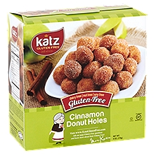 Katz Donut Holes, Gluten Free Cinnamon, 6 Ounce