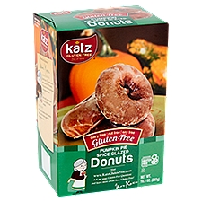 Katz Gluten-Free Pumpkin Pie Spice Glazed Donuts, 10.5 oz
