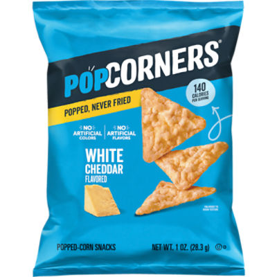 PopCorners The Crunchy And Wholesome PoppedCorn Snack White Cheddar