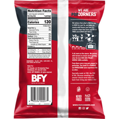 kettle corn popcorners nutrition