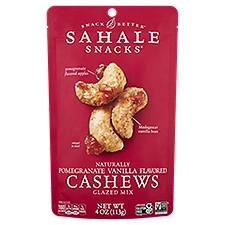 Sahale Snacks Naturally Pomegranate Vanilla Flavored Cashews Glazed Mix, 4 oz