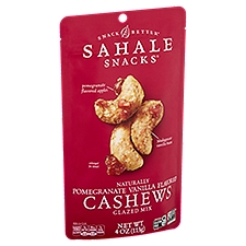 Sahale Snacks Naturally Pomegranate Vanilla Flavored Glazed Mix, Cashews, 4 Ounce